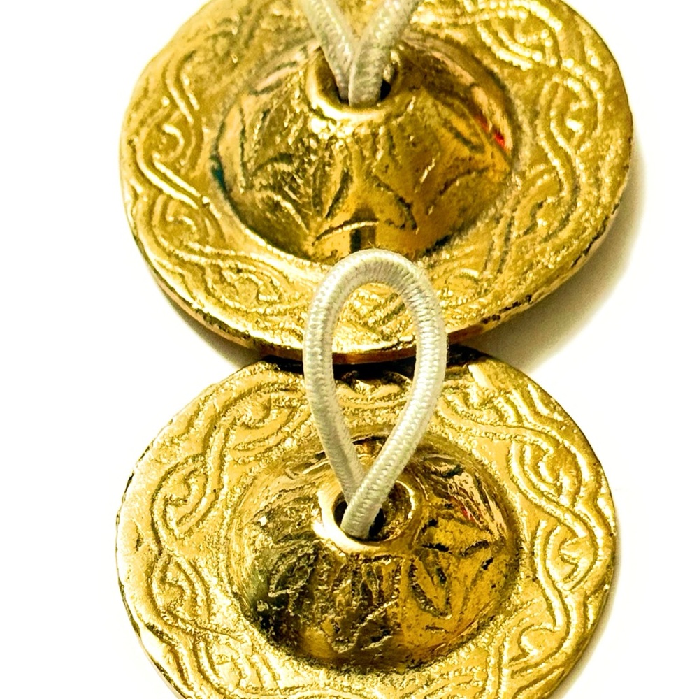 Traditional Brass Finger Cymbals 1Pair